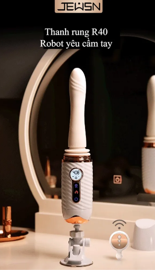 Dương vật - giả JEWSN | Gậy tình yêu - thần kỳ | Hít tường | Tự động thò thụt | 10 chế độ rung | Điều khiển từ xa